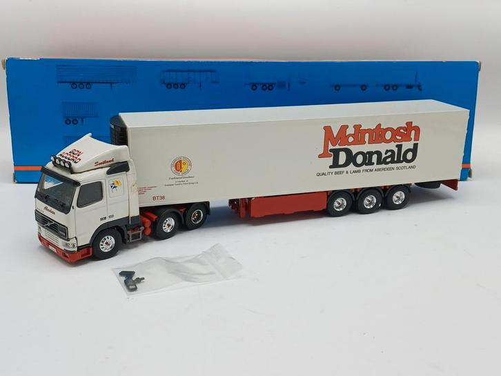 Tekno Volvo fh1 Mcintosh Donald UK, Hobby en Vrije tijd, Modelauto's | 1:50, Zo goed als nieuw, Bus of Vrachtwagen, Tekno, Ophalen of Verzenden