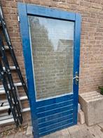 Buitendeur met draadglas, Doe-het-zelf en Verbouw, Deuren en Horren, Ophalen, Gebruikt, 80 tot 100 cm, Buitendeur
