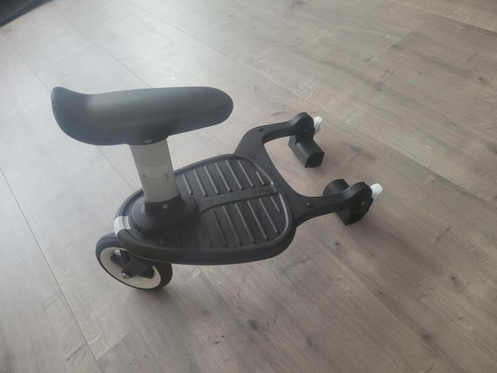 Bugaboo Comfort Meerijdplankje met Zitje zwart, Kinderen en Baby's, Kinderwagens en Combinaties, Gebruikt, Bugaboo, Ophalen of Verzenden