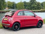FIAT 500C | 1.4 100 pk | leder | 17 inch Abarth |, Auto's, Euro 5, Zwart, 4 cilinders, 100 pk