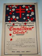 Originele Poster Willy Sluiter Emmabloemcollecte, Verzenden, A1 t/m A3, Film en Tv, Rechthoekig Staand