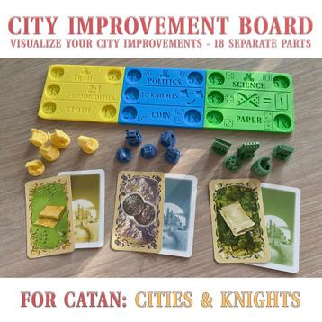 Catan - City Improvement Board beschikbaar voor biedingen