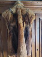 Vossen bontjas zonder mouwen, Kleding | Dames, Jassen | Winter, Ophalen, Zo goed als nieuw, Maat 36 (S), Bruin