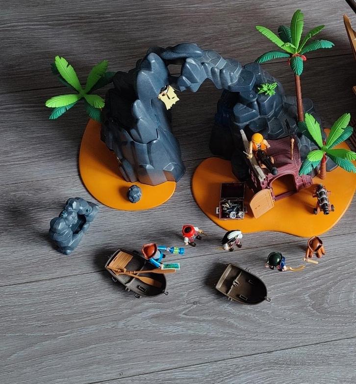 Playmobil Piratengrot - Avontuur wacht!, Kinderen en Baby's, Speelgoed | Playmobil, Gebruikt, Complete set, Ophalen of Verzenden