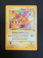 Birthday pikachu celebrations, Hobby en Vrije tijd, Verzamelkaartspellen | Pokémon, Ophalen of Verzenden, Zo goed als nieuw, Losse kaart