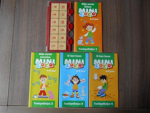 Mini loco set Taalspelletjes met 4 boekjes miniloco, Kinderen en Baby's, Speelgoed | Educatief en Creatief, Zo goed als nieuw