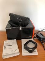 Sony FDR-AX100E 4K camcorder – compleet in doos, Ophalen of Verzenden, Zo goed als nieuw, 8 tot 20x, Sony