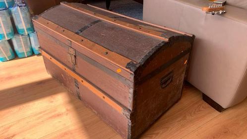 Antieke kist 90 x 50 x 60, Huis en Inrichting, Woonaccessoires | Kisten, Zo goed als nieuw, 50 tot 100 cm, Ophalen of Verzenden