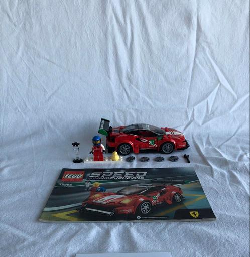 U23 - Lego SC 75886 - Ferrari 488 GT3 - Scuderia Corsa, Kinderen en Baby's, Speelgoed | Duplo en Lego, Zo goed als nieuw, Ophalen of Verzenden