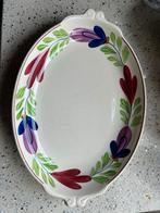 Regout Maastricht boerenbont broodschaal 33cm, Antiek en Kunst, Antiek | Servies los, Ophalen of Verzenden