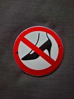 Emaille Verboden bordje, Ophalen of Verzenden