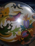 Art nouveau wandbord met paradijsvogel door j.h.de groot, Antiek en Kunst, Ophalen of Verzenden