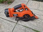 Black en Decker Accu Cirkelzaag, Ophalen, Gebruikt, Cirkelzaag, 30 tot 70 mm