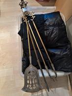 Antieke open haard set - 3 delen, Antiek en Kunst, Antiek | Koper en Brons, Ophalen