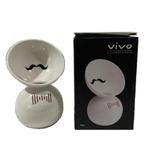 Vivo Villeroy & Boch vaas KENNY moustache collectors item, Vivo, Wit, Aardewerk of Porselein, Ophalen of Verzenden