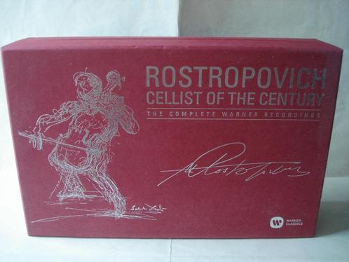 Rostropovich , The Complete Warner Recordings ., Cd's en Dvd's, Cd's | Klassiek, Zo goed als nieuw, Overige typen, Barok, Boxset