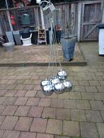 Retro hanglamp  spsce age 7 bollen, Ophalen of Verzenden, Zo goed als nieuw