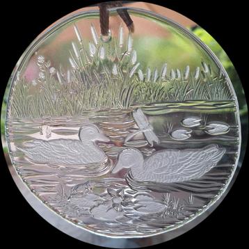 Iceblock Walther Glass raamhanger suncatcher, eend, libelle  beschikbaar voor biedingen