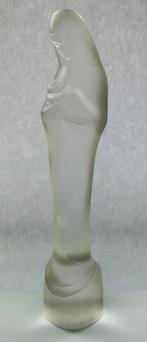 Leerdam Madonna, Chris Agtenberg, mat, 24 cm, Antiek en Kunst, Antiek | Glas en Kristal, Ophalen of Verzenden