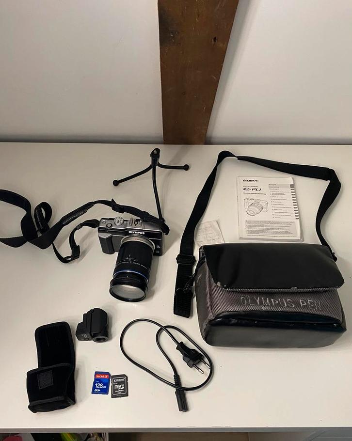 Olympus E-PL1 camera, Audio, Tv en Foto, Videocamera's Digitaal, Zo goed als nieuw, Camera, Geheugenkaart, Overige merken, 20x of meer