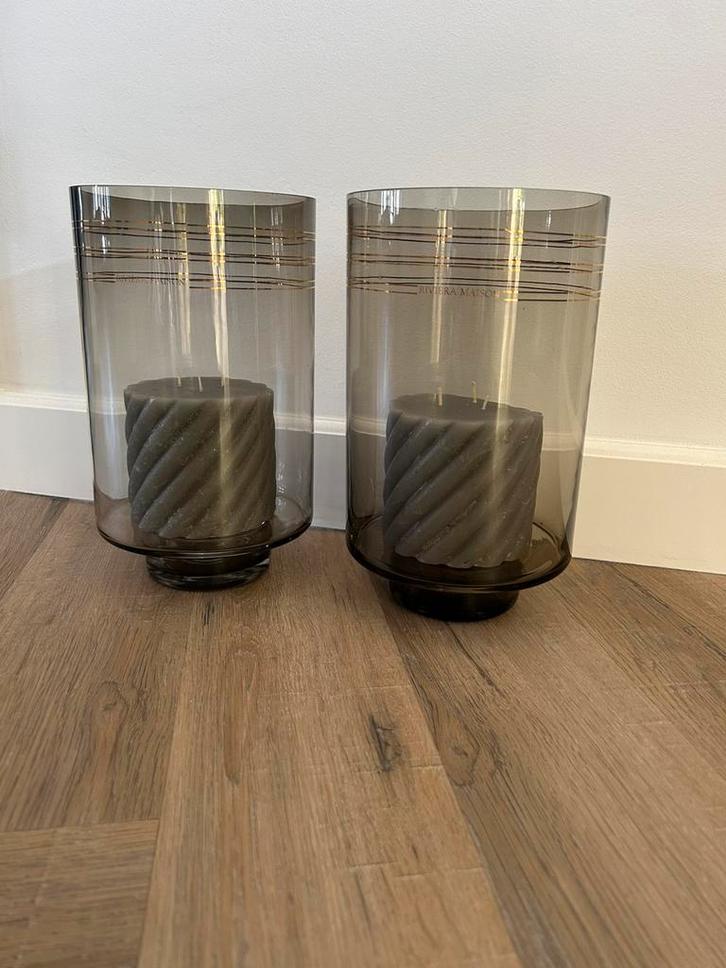 Riviera Maison Crawley Hurricane Bottom. Windlichten, Huis en Inrichting, Woonaccessoires | Kandelaars en Kaarsen, Nieuw, Kandelaar