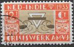1933, Ned. Indië - NVPH 184 {Ni 28}, Postzegels en Munten, Postzegels | Nederlands-Indië en Nieuw-Guinea, Ophalen of Verzenden
