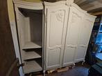 Queen ann kledingkast met deuren en planken, demontabel, Huis en Inrichting, Met deur(en), Gebruikt, 200 cm of meer, 200 cm of meer