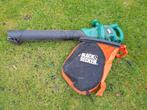 Black & Decker bladzuiger met opvangzak, Tuin en Terras, Bladblazers, Gebruikt, Ophalen of Verzenden, Black & Decker, Met zuigfunctie