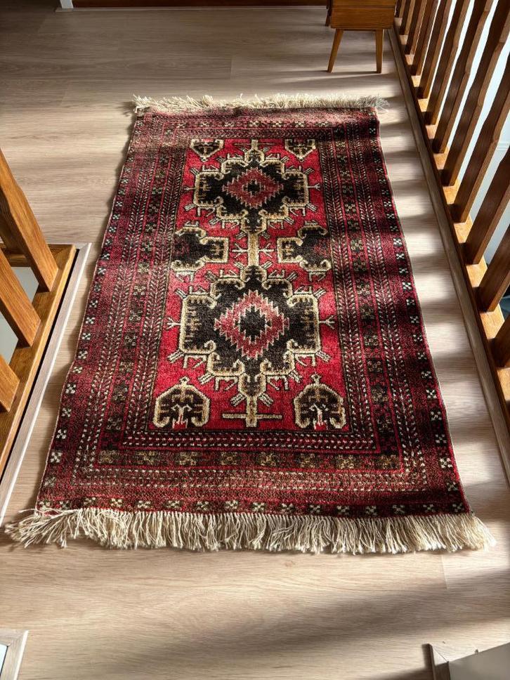 Handgeknoopt Baluchi tapijt, Huis en Inrichting, Stoffering | Tapijten en Kleden, Zo goed als nieuw, 50 tot 100 cm, 150 tot 200 cm