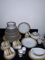 Chique 6per eet&theeservies geel/meanderrand Alt regensburg, Ophalen