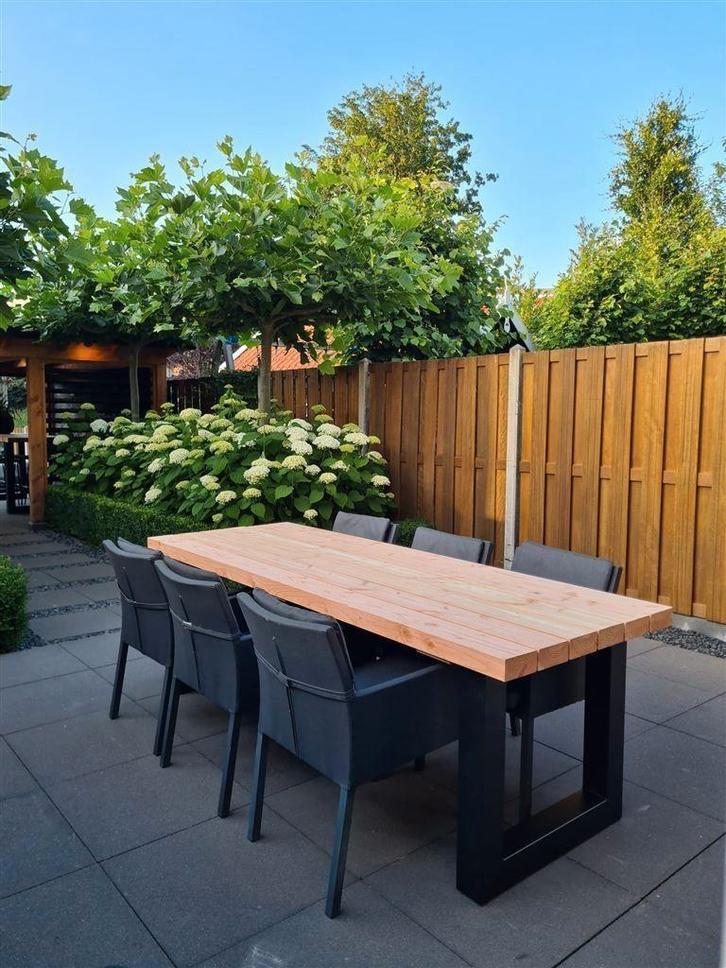 Douglas tuintafel 240x90, Tuin en Terras, Schuttingen, Nieuw, Aluminium, 1 tot 2 meter, Minder dan 3 meter, Ophalen of Verzenden