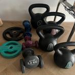 Diverse trainingsgewichten: dumbbells, kettlebells, schijven, Ophalen, Zo goed als nieuw, Armen, Dumbbell