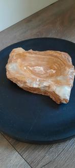 Mooie asbak van Onyx steen, Ophalen of Verzenden, Zo goed als nieuw, Rond, Riet