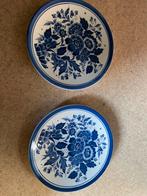 Setje Delftsblauwe wandbordjes en koetje., Antiek en Kunst, Ophalen of Verzenden
