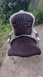 Barok Stoel - Stijlvol en Uniek!, Huis en Inrichting, Stoelen, Hout, Gebruikt, Barok, Zwart