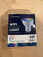 Homeylux Smart WiFi GU10 Spots 3 stuks, Huis en Inrichting, Lampen | Spots, Kunststof, Led, Ophalen of Verzenden, Zo goed als nieuw