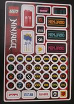 Lego stickervel Ninjago, Kinderen en Baby's, Speelgoed | Duplo en Lego, Ophalen of Verzenden, Nieuw