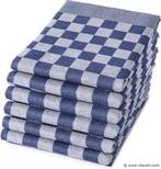 Theedoeken Blauw - 72 stuks - Horecakwaliteit, Verzenden, Nieuw, Blauw, Theedoek of Handdoek
