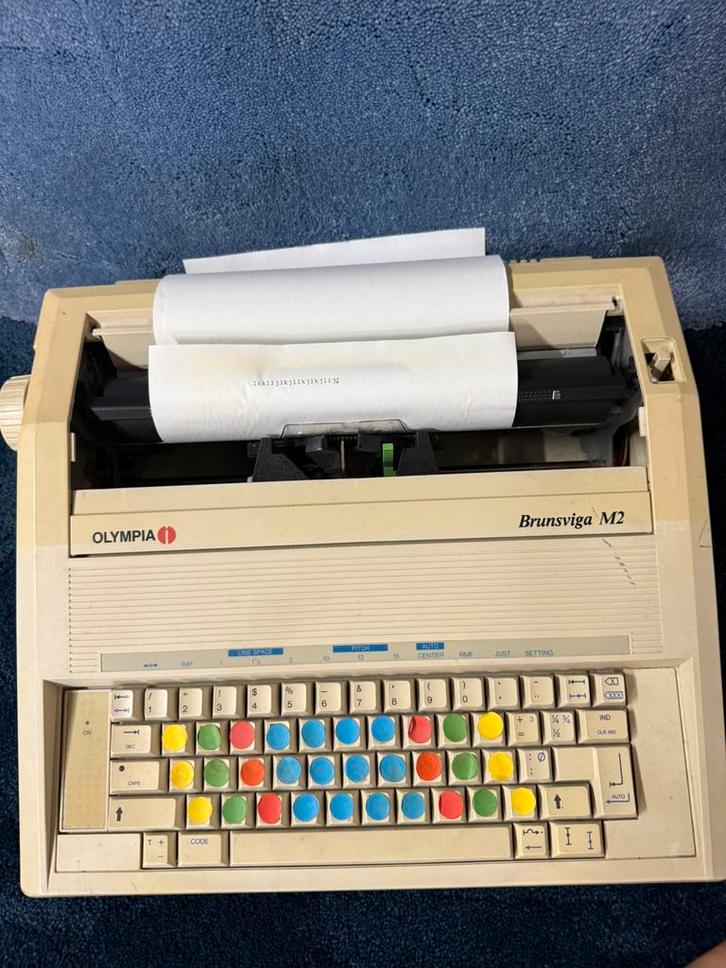 Olympia Brunsviga M2 Typemachine, Diversen, Typemachines, Gebruikt, Ophalen of Verzenden