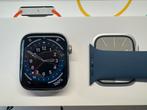 Tk Apple Watch S9 45mm staal zilver A2984 €739,- cellular, Ophalen, Apple Watch ⌚️, IOS, Nieuw