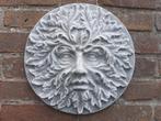 Green man wanddecoratie betonnen beeld tuinbeeld beton, Tuin en Terras, Ophalen of Verzenden, Nieuw
