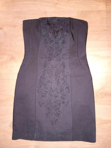 Mooie zwarte strapless jurk mt 40 beschikbaar voor biedingen