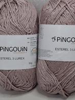 Pinguoin Esterel 3 Lurex - 2 Bollen, Hobby en Vrije tijd, Breien en Haken, Ophalen of Verzenden