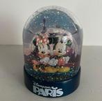 Disneyland paris sneeuwbol mickey en minnie mouse, Ophalen, Mickey Mouse, Zo goed als nieuw, Beeldje of Figuurtje