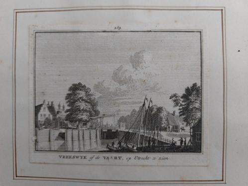 289 / Vreeswik of de vaart op Utrecht te zien, Antiek en Kunst, Kunst | Etsen en Gravures, Ophalen of Verzenden