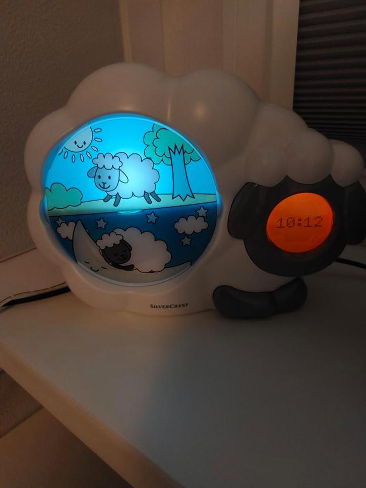Nachtlampje met Projectie - Silvercrest, Kinderen en Baby's, Babyfoons, Zo goed als nieuw, Minder dan 100 meter, Camera, Digitaal