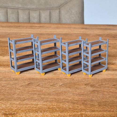 Deense Karren – 1-32 (Set van 4), Hobby en Vrije tijd, Modelauto's | 1:32, Nieuw, Tractor of Landbouw, Overige merken, Ophalen of Verzenden