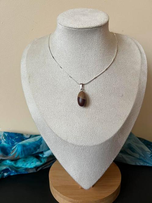 Shiva lingham hanger transformatie beschermt wijsheid magie, Sieraden, Tassen en Uiterlijk, Kettingen, Nieuw, Zilver, Bruin, Met edelsteen