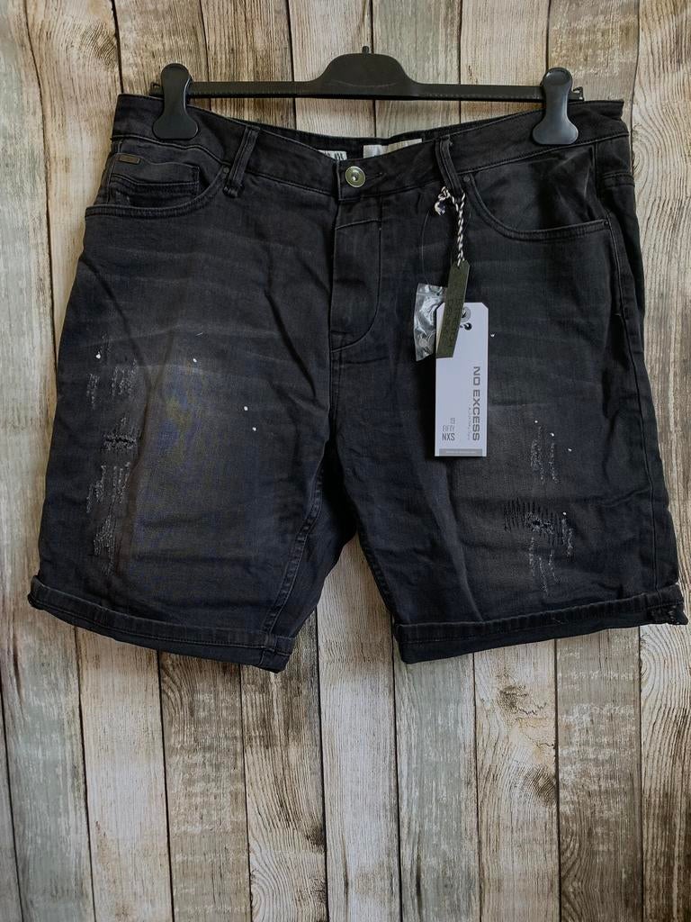 No Excess nieuwe gave jeans short (Maat 38), Verzenden, Nieuw, Zwart, W36 - W38 (confectie 52/54)