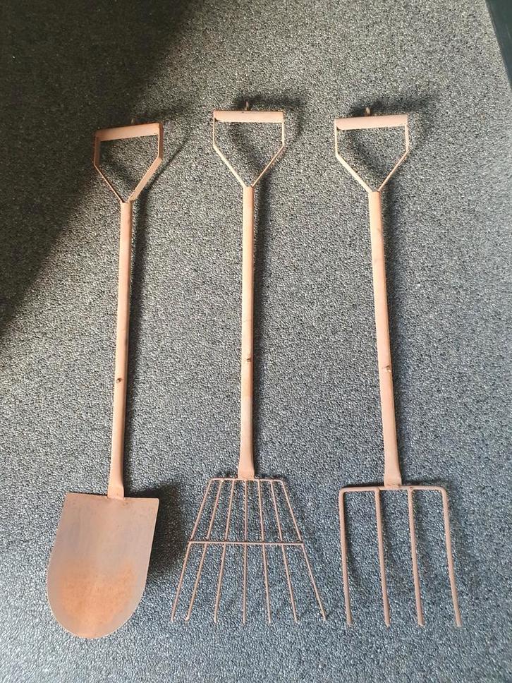 Vintage Tuingereedschap Set - Decoratie, Tuin en Terras, Overige Tuin en Terras, Gebruikt, Ophalen of Verzenden